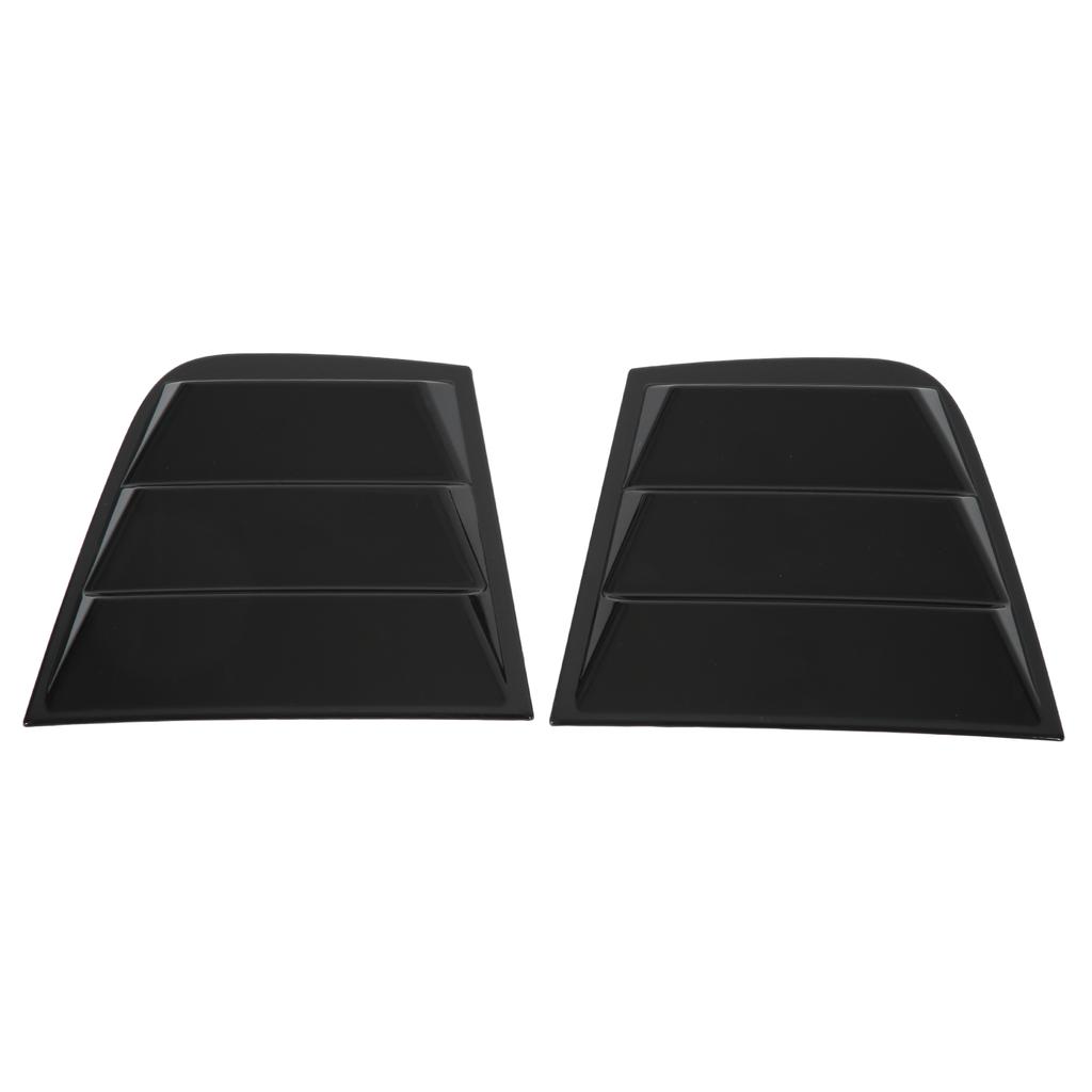 2pcs Black Side Window Louver Windshield Sun Shade Cover Car Adaptations Replacement for Dodge Charger 2015+