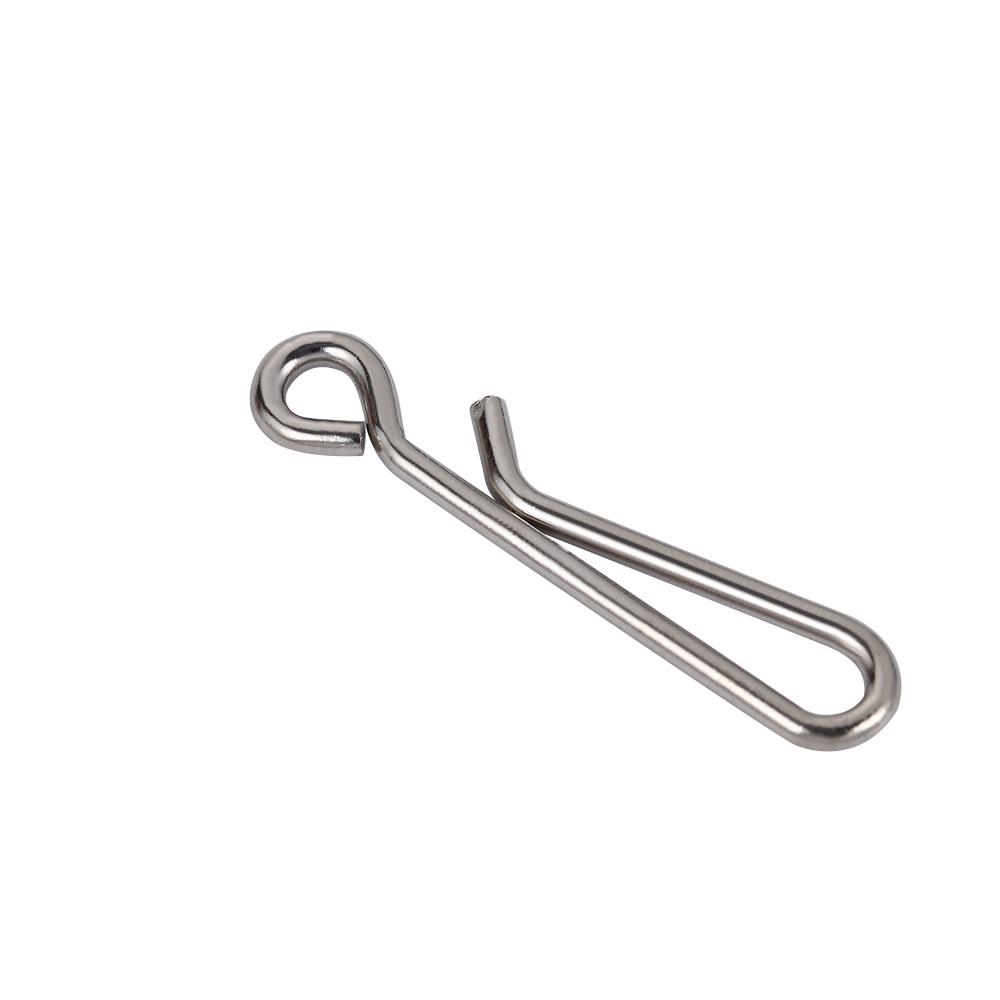 100Pcs Fishing Accessories Barrel Swivels Line Wire Snap Swivel Tackle Tool Connector Connecting