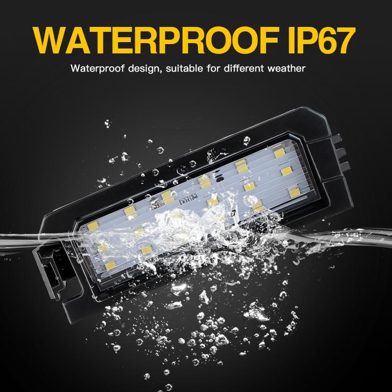2 Stück 12V LED Kennzeichenleuchten Canbus für Hyundai Venue 20-23 Elantra GT 18-20 i30 16-24 Sonata 18-23 Veloster N 19-22