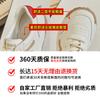 Leather dad shoes women's 2025 spring new thick-soled heightening shoes casual versatile little white shoes sports Forrest Gump shoes women
