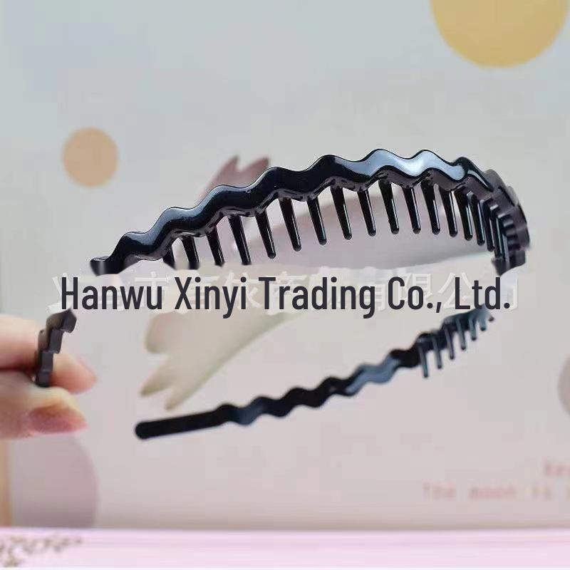 

Универсальная черная пластиковая повязка на голову: Нескользящая повязка на голову для женщин, мужчин и пожилых людей — идеально подходит для мытья лица и укладки волос