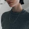 Verte 925 Silver Mini Rizi Necklace  Long Ver. 
