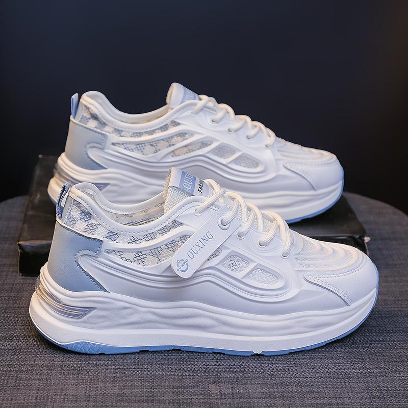 

Platform running shoes women s 2025 summer women s shoes breathable mesh shoes versatile casual lightweight campus sports mesh shoes 35