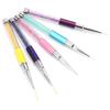 5pcs Nail Art Liner Brushes Manicure Art Point Drill Drawing Painting Brushes Pen