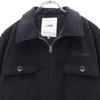 LFYT Back Logo Embroidery Wool Jacket L Black Men's Used