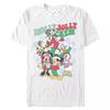 Mickey Mouse and Friends Holly Jolly Crew T-Shirt for Adults Reprint