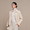 Down jacket women's autumn and winter new fashion lapel women's small fragrant white duck down warm versatile jacket