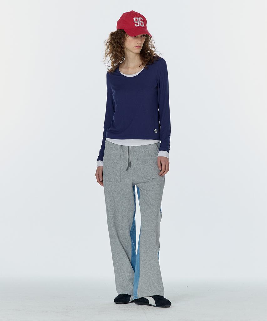 JUCYJUDY J Round Neck Layering T-Shirt (On) Jyts02Ag