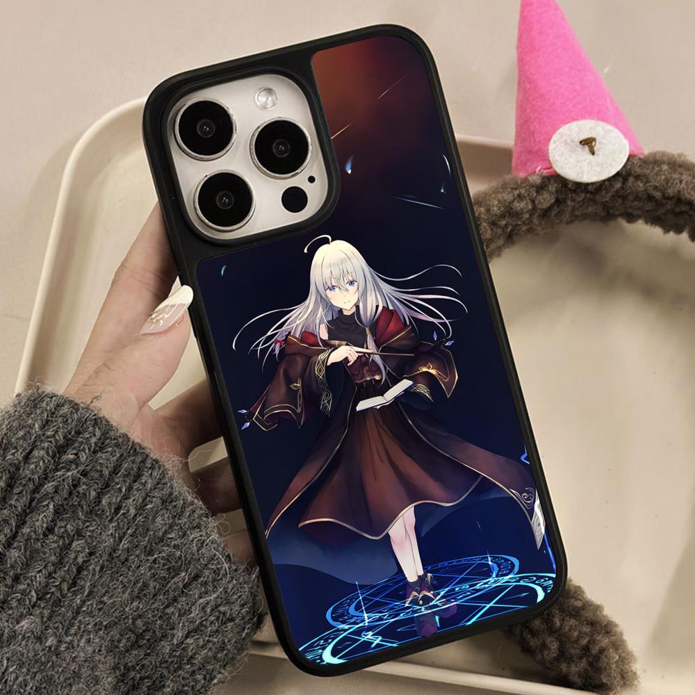 Wandering Witch Elaina Matte Surface Mobile Phone Case for iPhone 17 16 15 14 13 12 11 Air Pro Max Plus Colorful Cover