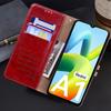 Xiaomi Redmi için A1 Kılıf Doku Deri Cüzdan Kitap Kapağı Xiaomi Redmi Için A1 A 1 RedmiA1 6.52 "Darbeye Dayanıklı Flip Kart Tutucu Telefon Kılıfları