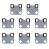 10pcs Professional Engine Push Rod Guide Plate Gasoline Engine Generator Accessory for 168F