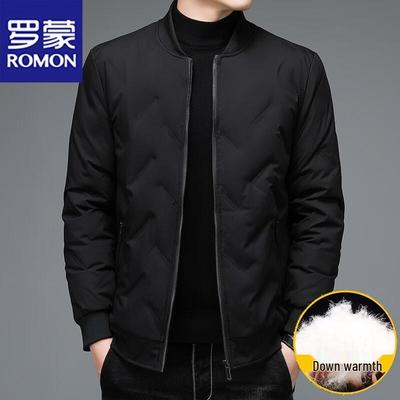 Men's Baseball Collar Down Jacket