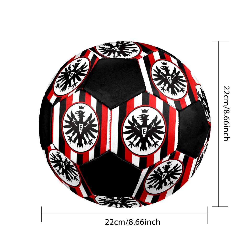 SIZE 5 Eintracht Frankfurt Soccer Ball Colorful All Ages Machine Stitched PVC Competition Ready Durable High-Bounce