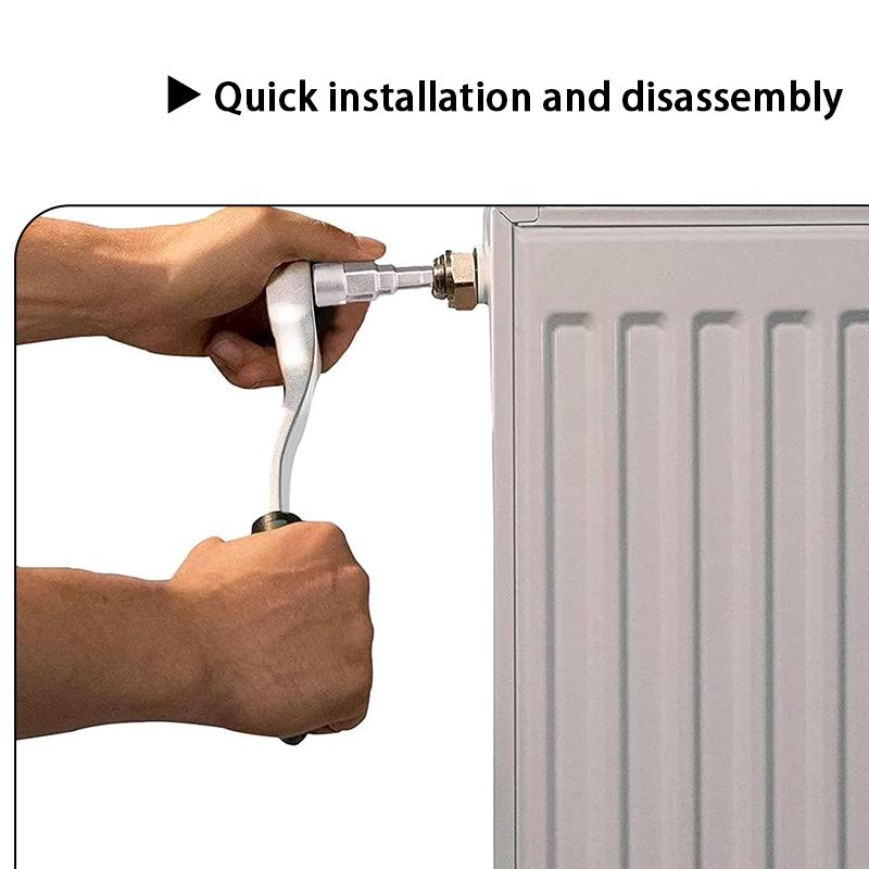 Composite Inner Four Square Head Pagoda Wrench 10-21mm Valve Pump Disassembly Ratchet Step Wrench Radiator Valve Tool Accessory