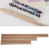 6 Stück Webstock Rund Buche Holz Strickwerkzeug Manuell DIY Wandteppich Herstellungswerkzeug
