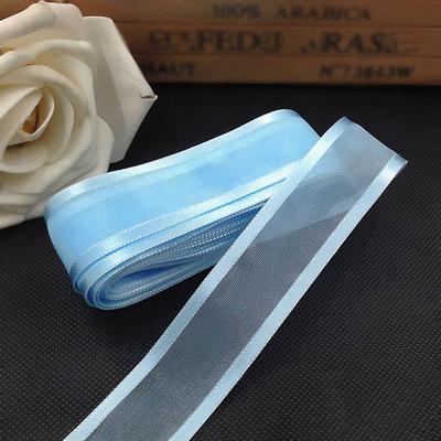 Charm Ribbon Popular Organza Ribbon DIY Satin Edge Party Decoration Hair Bows 5M Handmade 1PC For Wedding 25mm High Quality Gift Wrapping