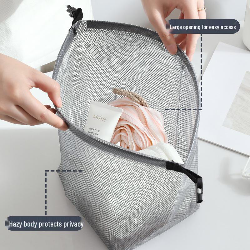 Large Capacity Toiletry and Skincare Travel Bag with Snap Closure