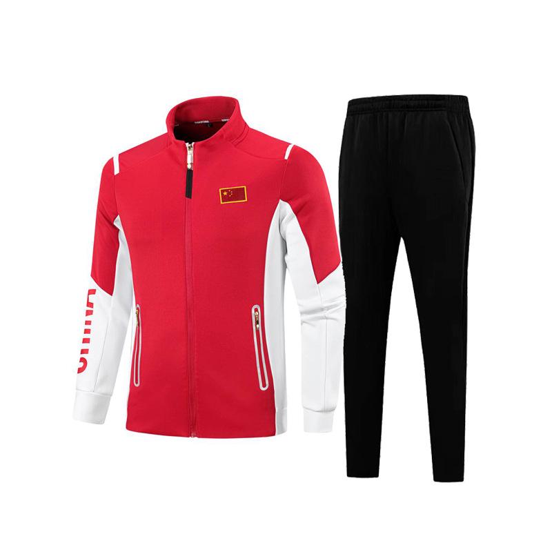 Men's & Women's Chinese Team Sports Suit: National Team Award Ceremony & Wushu Training Sportswear with Print Design