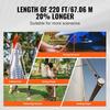 Arborist Tree Climbing Rope Double Braid Polyester 3/4" X 220' 24-Strand