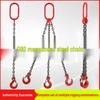 G80 Manganese Steel Hoist Chain Sling with Eye Hook - Single, Two, or Four Legs