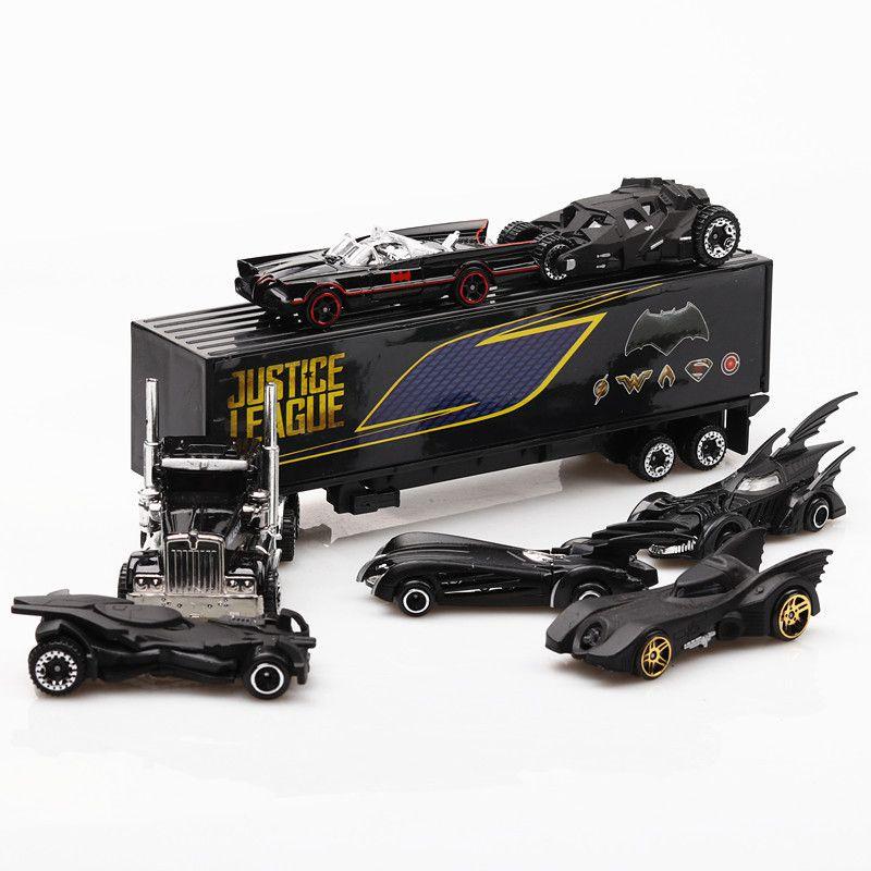 Prémiová kvalita 7 ks/šarže The Dark Knight Batman Autíčka Modelová Slitina Diecast PVC