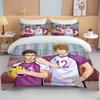 10 Sizes Haikyuu Bedding Sets Cartoon Quilt Bed Cover Anime Duvet Cover Pillow Case Sets Adult Children  Bedding Sets