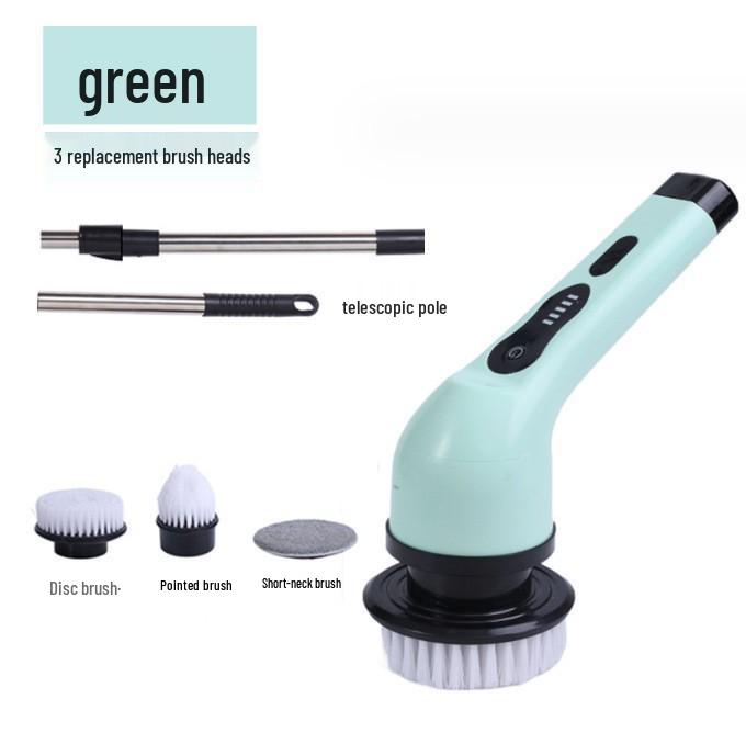 Dual-Use Powerful Handheld Electric Cleaning Brush for Bathroom, Glass, Kitchen, and Toilet