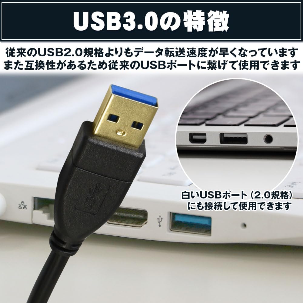 HDMI konverzní kabel Připojení monitoru Video výstup Notebook projektor Domácí kino USB3.0 (1,8 m)