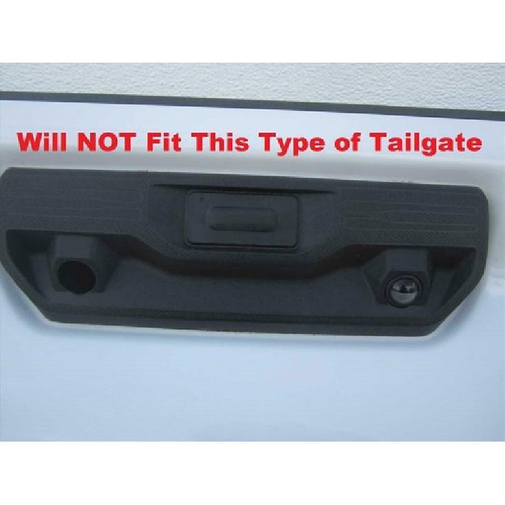 Rear Tailgate Door Handle Switch Button Cover Trim For Chevy Silverado 19+ White