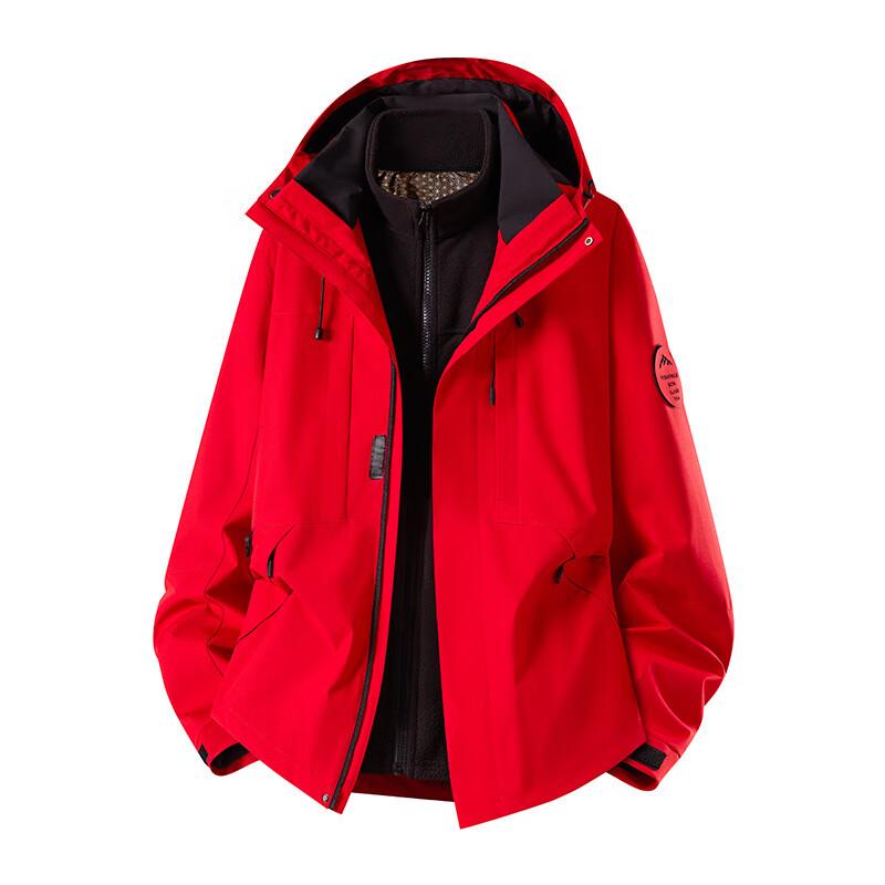 Outdoor 3-in-1 Waterproof Hiking Jacket Set