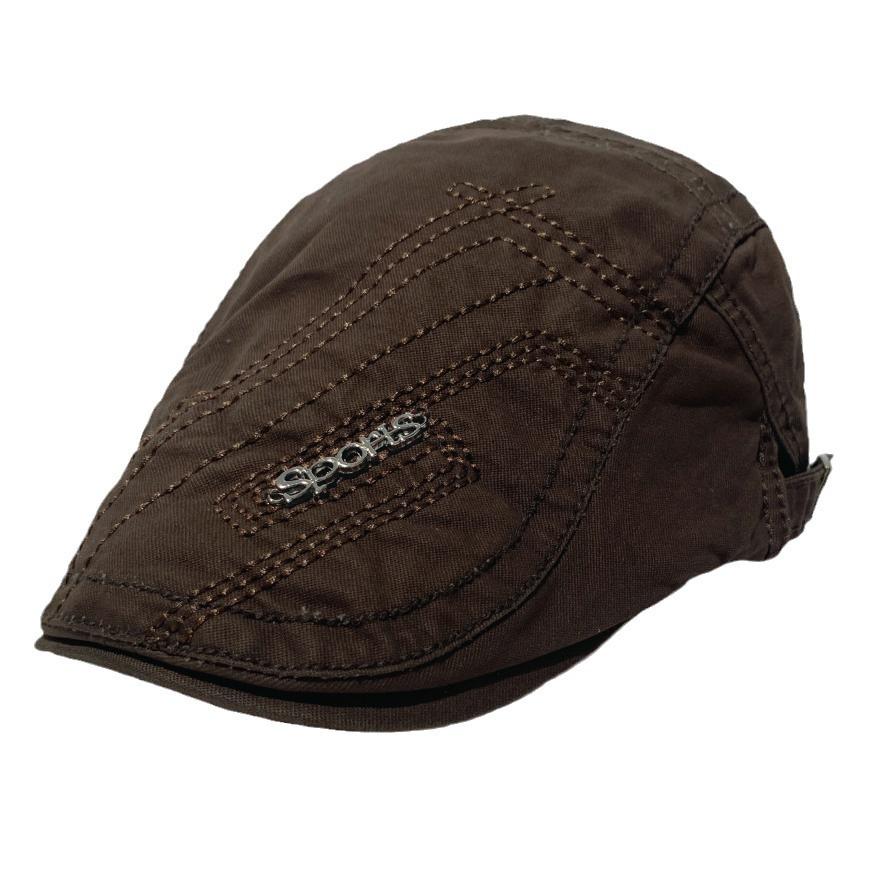 Newspaper Hat Autumn and Winter Beret British Hat Men Embroidered Couple Korean Casual Versatile Front Hat
