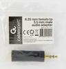 Cablexpert 6,35 mm Buchse auf 3,5 mm Klinke Audio-Adapter | A-6.35F-3.5M