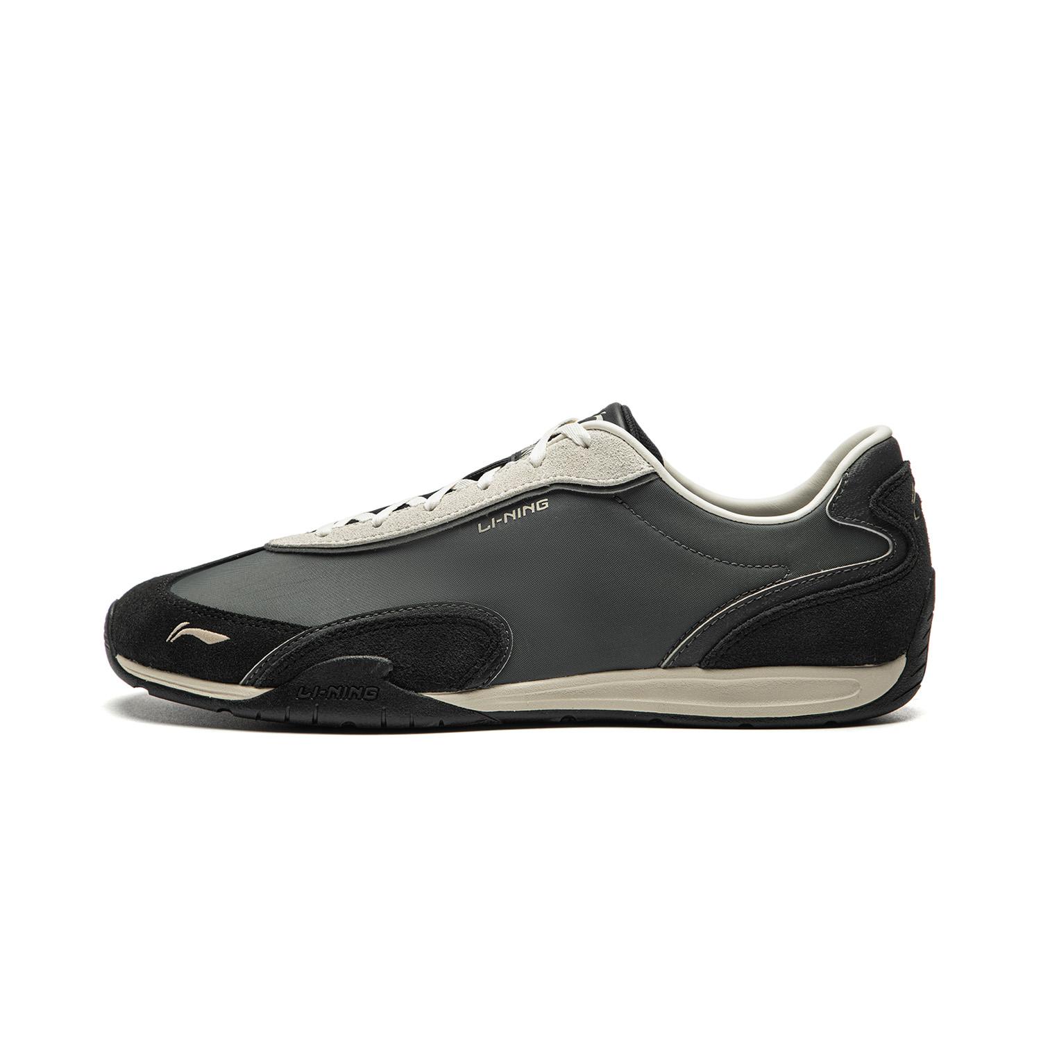 Li Ning Film 70S Low top Casual Shoes Men s Gray Black AGCW213-1 39