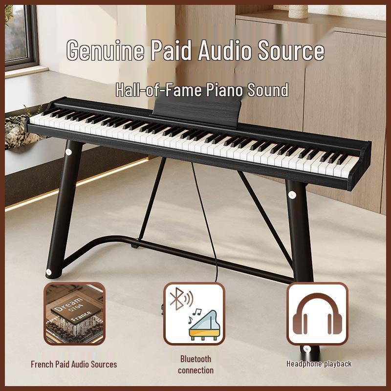 88-Key Weighted Hammer Portable Electric Piano for Professional Exam Grade