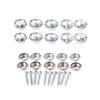DRELD 10 Pezzi Chiodini da Tappezzeria in Cristallo di Diamante Puntine Borchie Spilli 16/18/25/30mm Divano Borsa Decorazione Murale Accessorio per Mobili