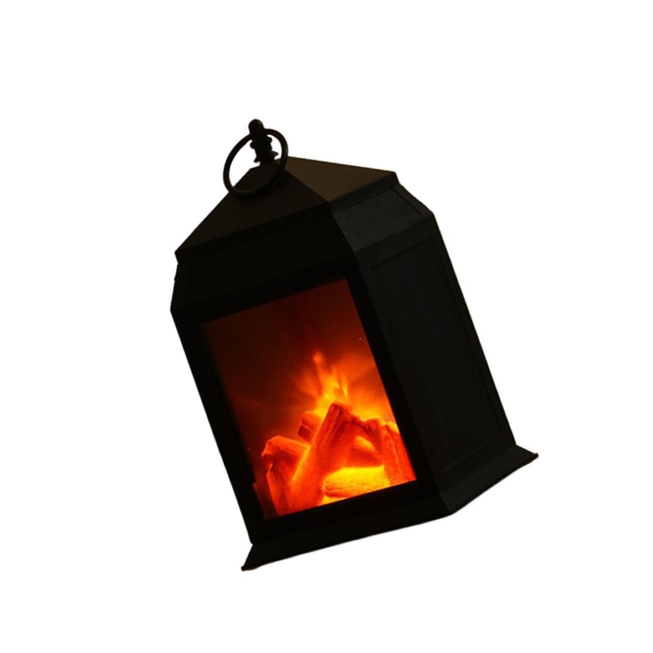 

Портативный светодиодный фонарь для камина, беспламенный эффект дровяного огня, лампа для домашнего сада l square