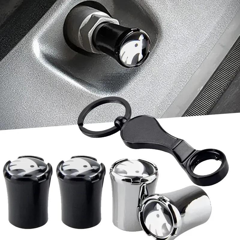 Car Styling Tire Valve Caps for Skoda Superb Kamiq Fabia Rapid Kodiaq Octavia 2 A7 Tour RS Yeti Wheel Car Tire Cover Decoration