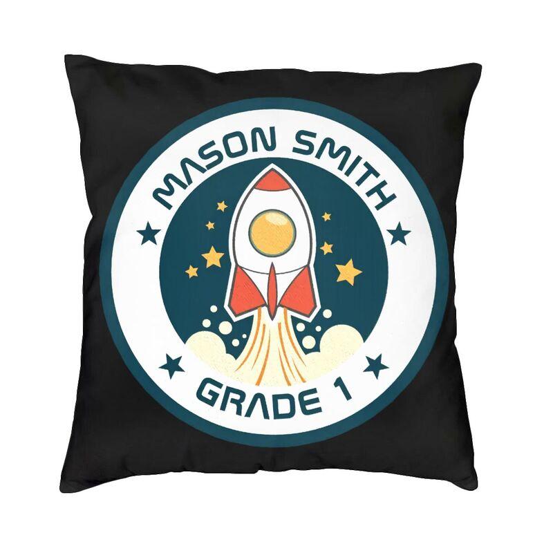 Planet Express Dekokissenbezug, 40 x 40 cm, Heimdekoration, Weltraumrakete, Raumschiff, Kissenbezug, quadratisch, Bettwäsche, Sofa, Kissenbezug