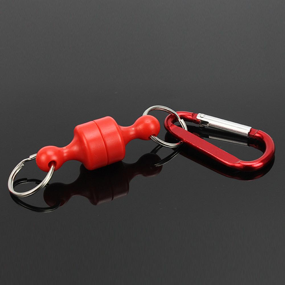 Aluminiumlegierung Magnetischer Verschluss Multifunktionaler Karabiner Outdoor Sport Angeln Schnalle Stark Magnetisch 12cm 28g Magnetischer Clip