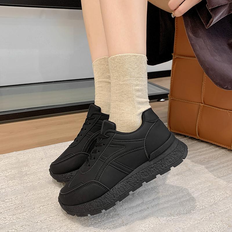 

Fashionable New Comfortable Wear Resistant Anti Slip Women s Shoes Spring and Autumn Elegant Round Head Sports and Leisure Shoes 36