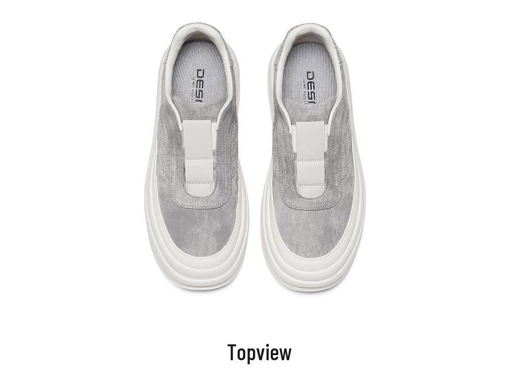Desai Men's Breathable Slip-On Casual Summer Shoes - No-Tie, Comfortable, Fashionable