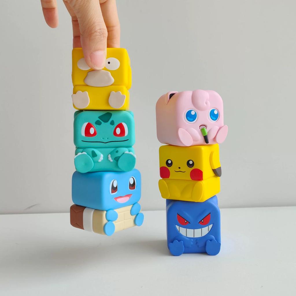 Pokemon Magnetic Stacking Toy Strong Magnetic Creative Stress Relief Gashapon Blind Box Figurine Desktop Collectible Ornament