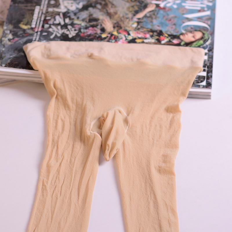 Men's 360° Seamless Five-Toe Pantyhose - Ultra-Thin Transparent Mid-Waist Breathable Socks