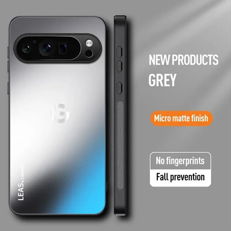 Custodia Lussuosa AG Opaca Anti-impronte Digitali per Google Pixel 10 9 Pro XL 8 7 6 A/Pro Paraurti Antiurto Protegge Copertura Posteriore