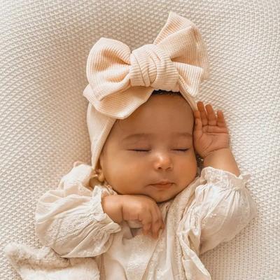 Accesorios para el cabello de bebé para niños Sombreros Lazo de bebé para niño Lazo Turbante para bebés Diadema elástica Diadema de bebé Recién nacido