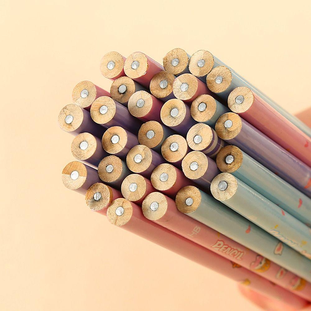 6Pcs Smooth Writing HB Pencil Kid Gift Sketch Pencil High-quality Painting Pencil School