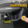 Car Plastic Repair Agent, Interior Trim Polish Wax, Anti-Aging Restorer, Scratch Remover for Dashboard & Tires, Interior & Exterior Use