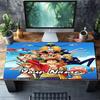 Custom Name One Piece Theme Mouse Pad, Non Slip Rubber Base, Multifunctional Office & Home Decor, Perfect for Workspace Personalization.
