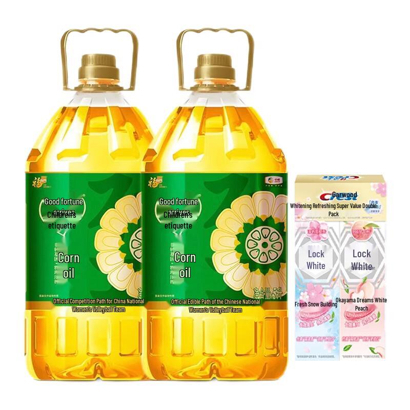 Набор зубной пасты Crest Dual-Color White Lock и кукурузного масла Fulinmen