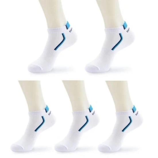 10Pieces=5Pair/lot Summer Cotton Man Short Socks Fashion Breathable Boat Socks Comfortable Casual Socks Male White